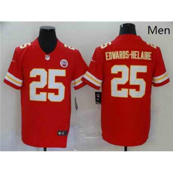 Nike Chiefs 25 Clyde Edwards Helaire Red 2020 NFL Draft First Round Pick Vapor Untouchable Limited Jersey